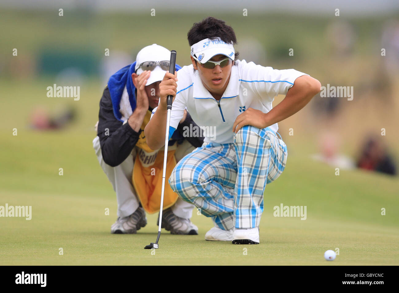 Golf - il Campionato Open 2009 - Round One - Turnberry Golf Club. Ryo Ishikawa, Giappone Foto Stock