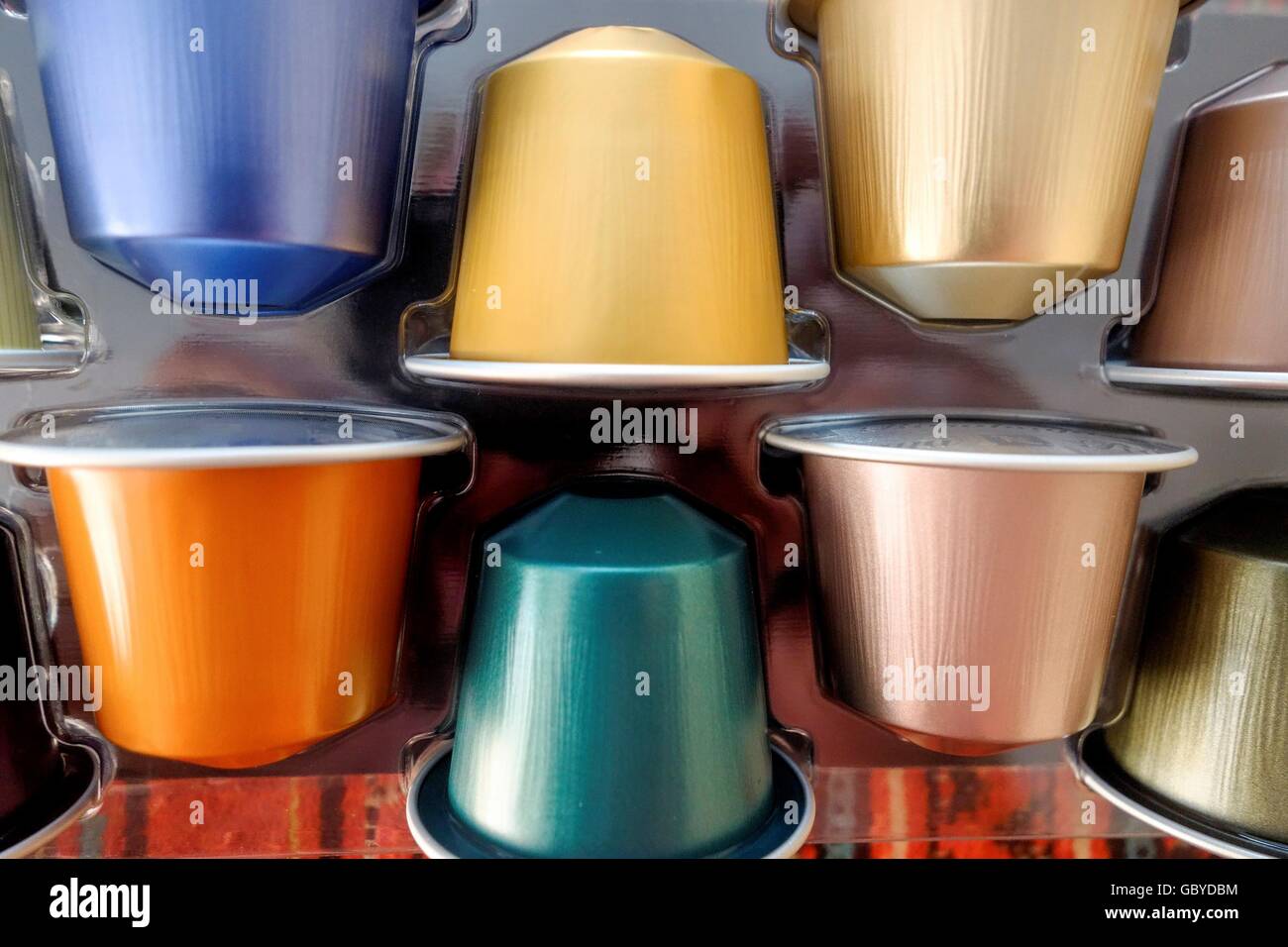 Macchina da caffè Nespresso capsule Foto stock - Alamy