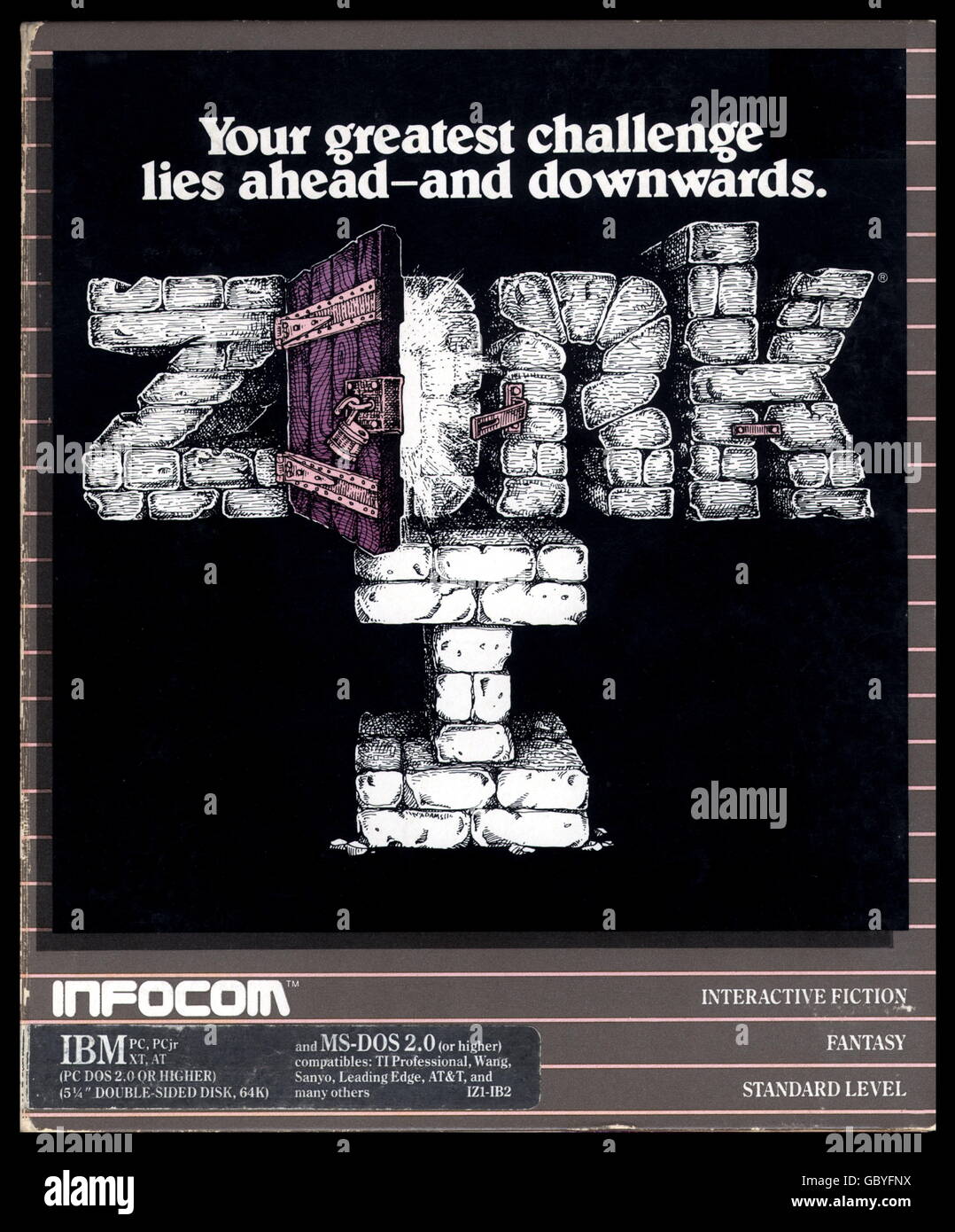 Informatica / elettronica, software, gioco per computer 'Beyond Zork', gioco di avventura per computer domestico Commodore C64, Bestseller internazionale, made by Infocom, USA, 1983, Additional-Rights-Clearences-Not Available Foto Stock