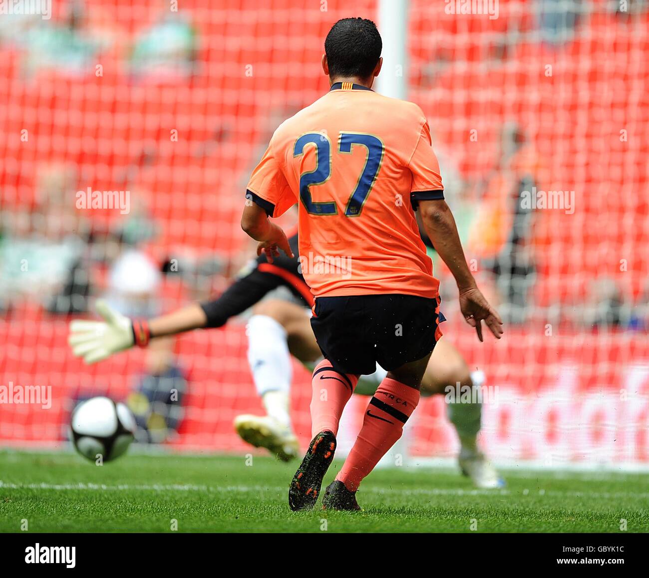 Calcio - Wembley Cup 2009 - Barcellona v Al Ahly - Wembley Stadium Foto Stock