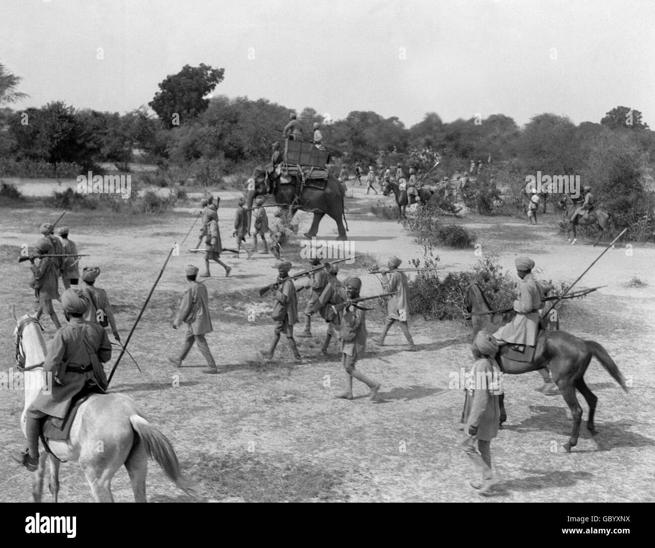 Royalty - Il Principe di Galles India Tour - 1922 Foto Stock
