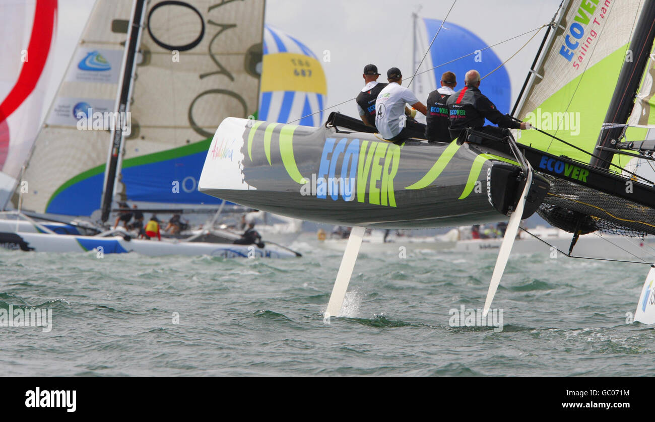 Vela - Cowes Week - Giorno 3 - Isola di Wight Foto Stock
