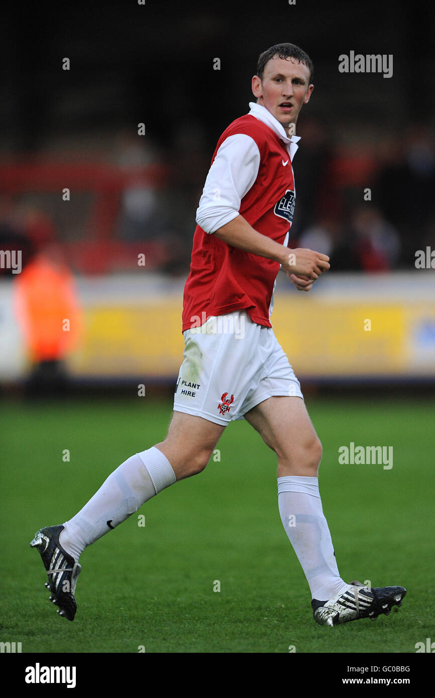 Calcio - Pre Season friendly - Kidderminster Harriers v Hereford United - Aggborough Stadium. Tom Sharpe, Kidderminster Harriers Foto Stock