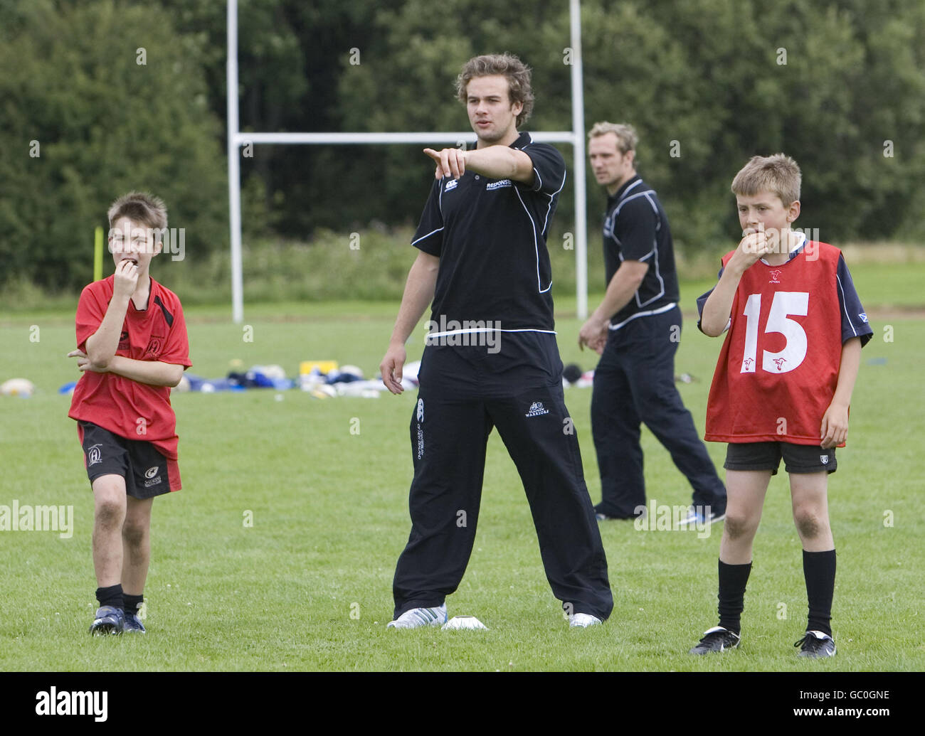 Rugby Union - Glasgow Warriors Summer Camp - Pollock Park Foto Stock