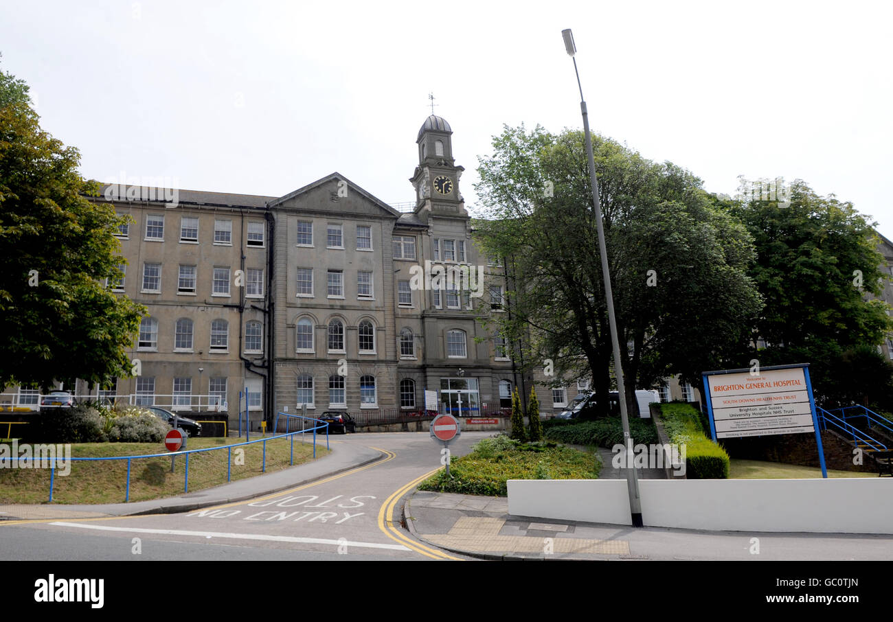 Stock, Brighton. Ospedale generale di Brighton Foto Stock