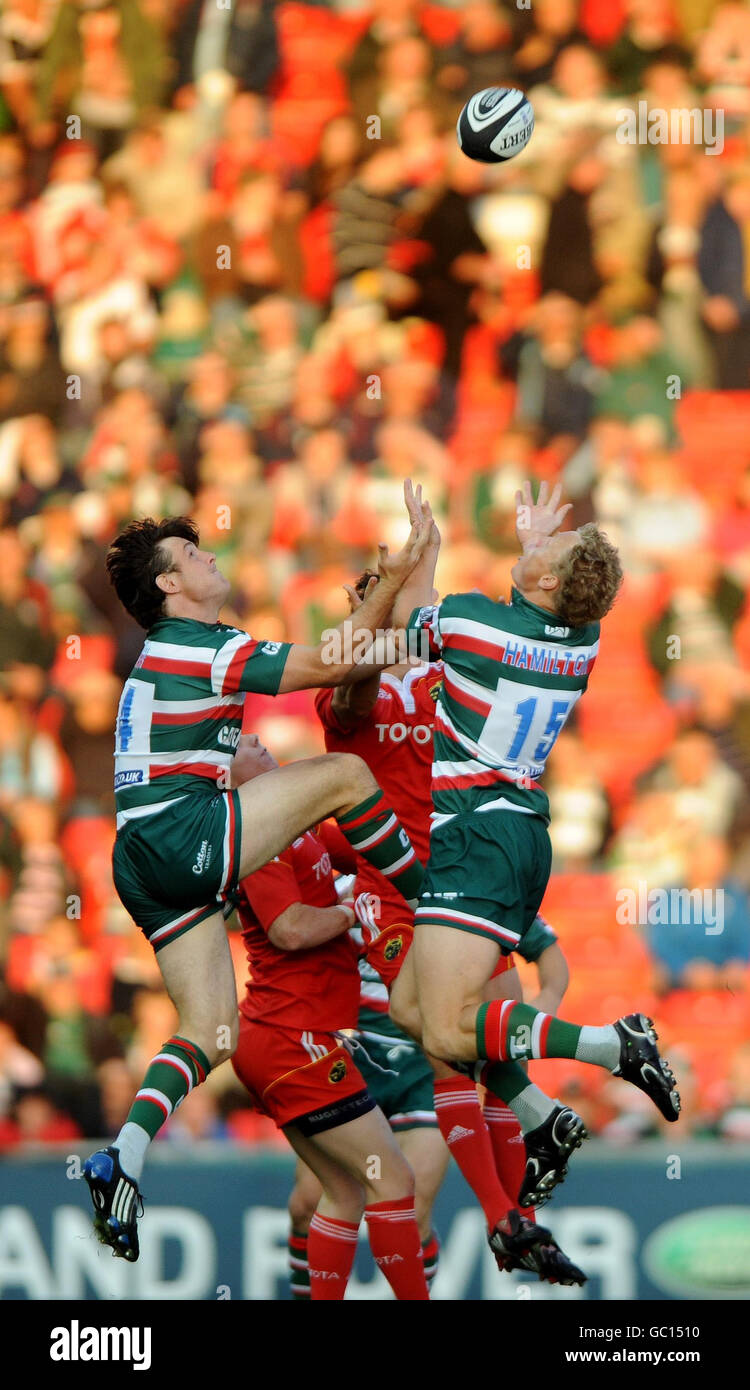 Rugby Union - Guinness Challenge - Leicester Tigers v Munster - Welford Road Foto Stock