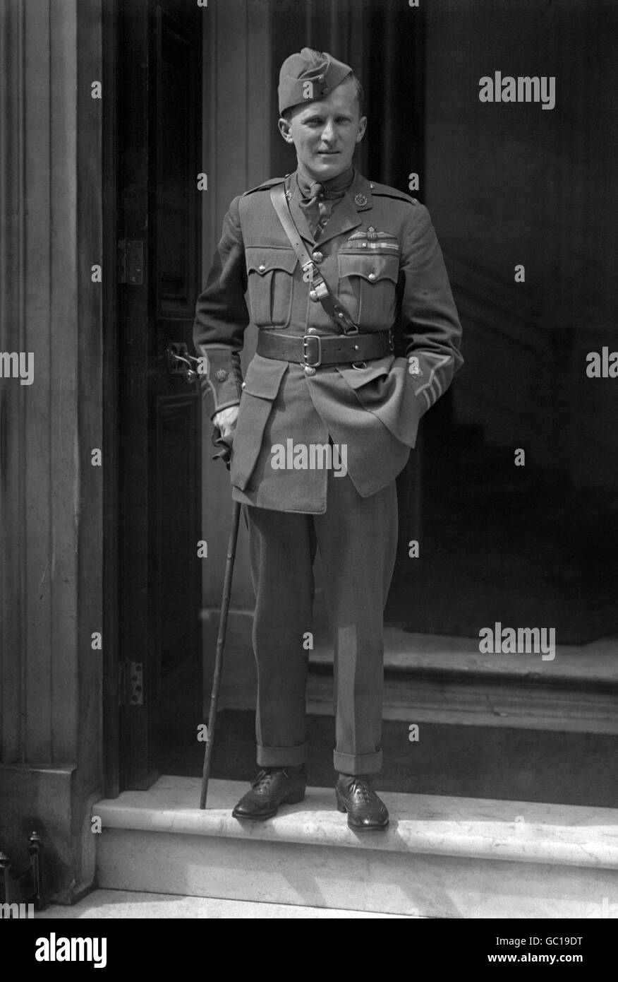 Il vescovo maggiore William Avery 'Billy', VC., D.S.O., M.C., il pilota canadese che doveva essere acclamato come il miglior asso da combattimento dell'Impero britannico durante la prima guerra mondiale. Foto Stock