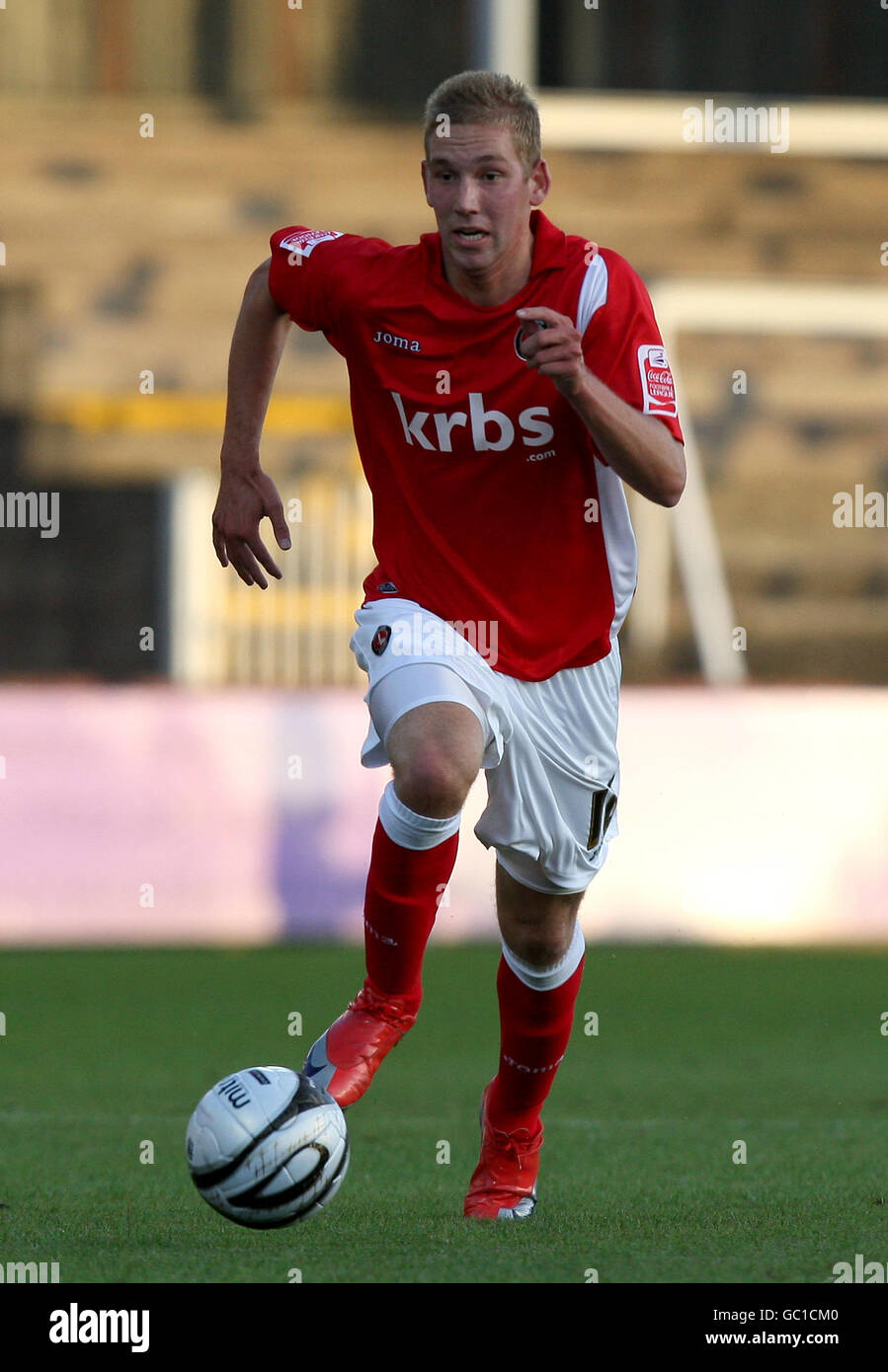 Calcio - Carling Cup - primo turno - Hereford United v Charlton Athletic - Edgar Street. Scott Wagstaff, Charlton Athletic Foto Stock