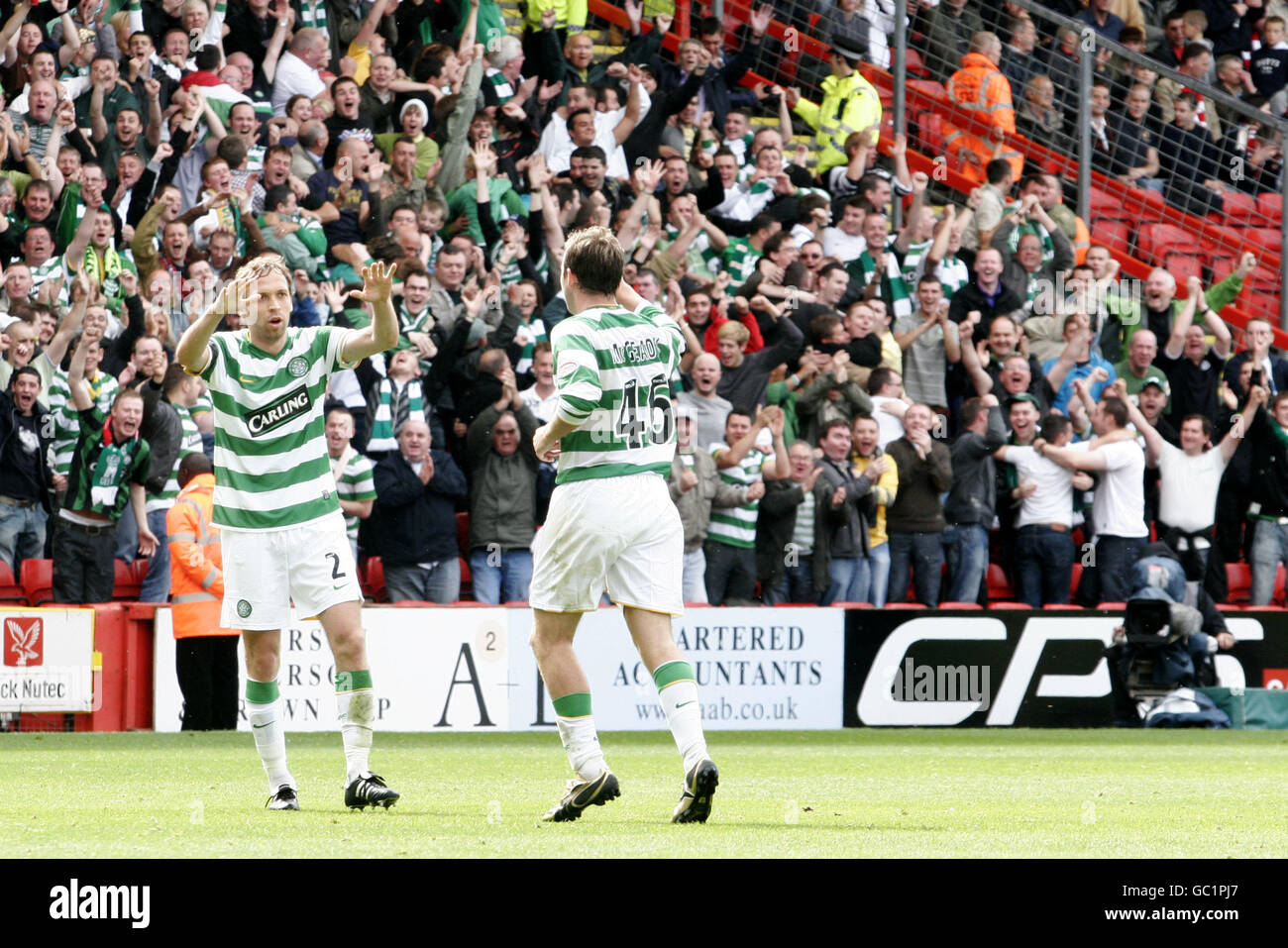 Calcio - Clydesdale Bank Premier League Scozzese - Aberdeen V Celtic - Pittodrie Stadium Foto Stock