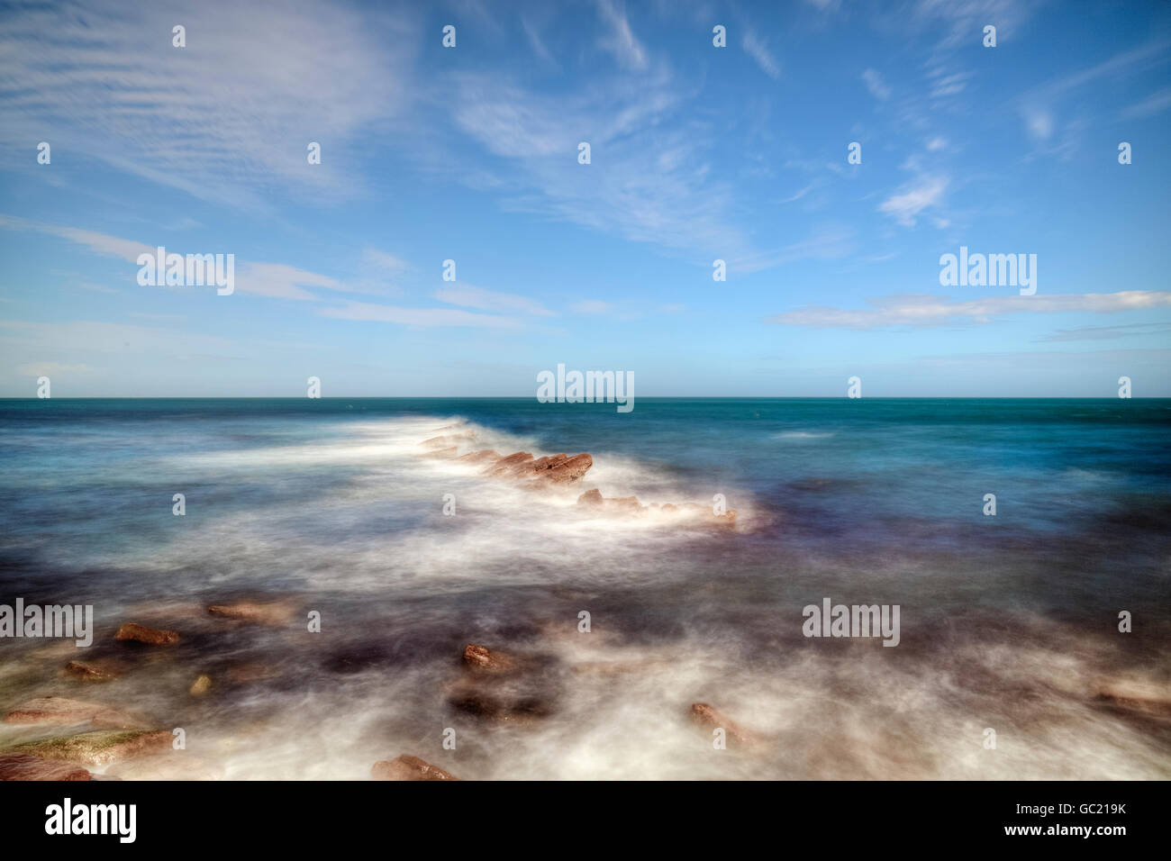Swanage,: Peveril Point, Isle of Purbeck, Dorset, England, Regno Unito Foto Stock