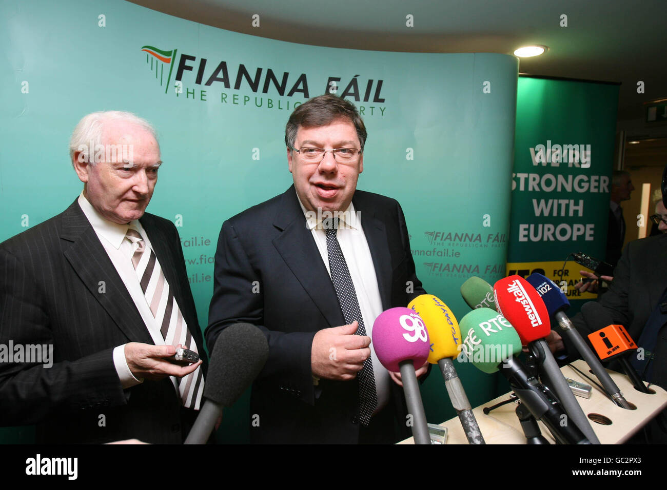 Fianna Fail party 'pensare nell' Foto Stock