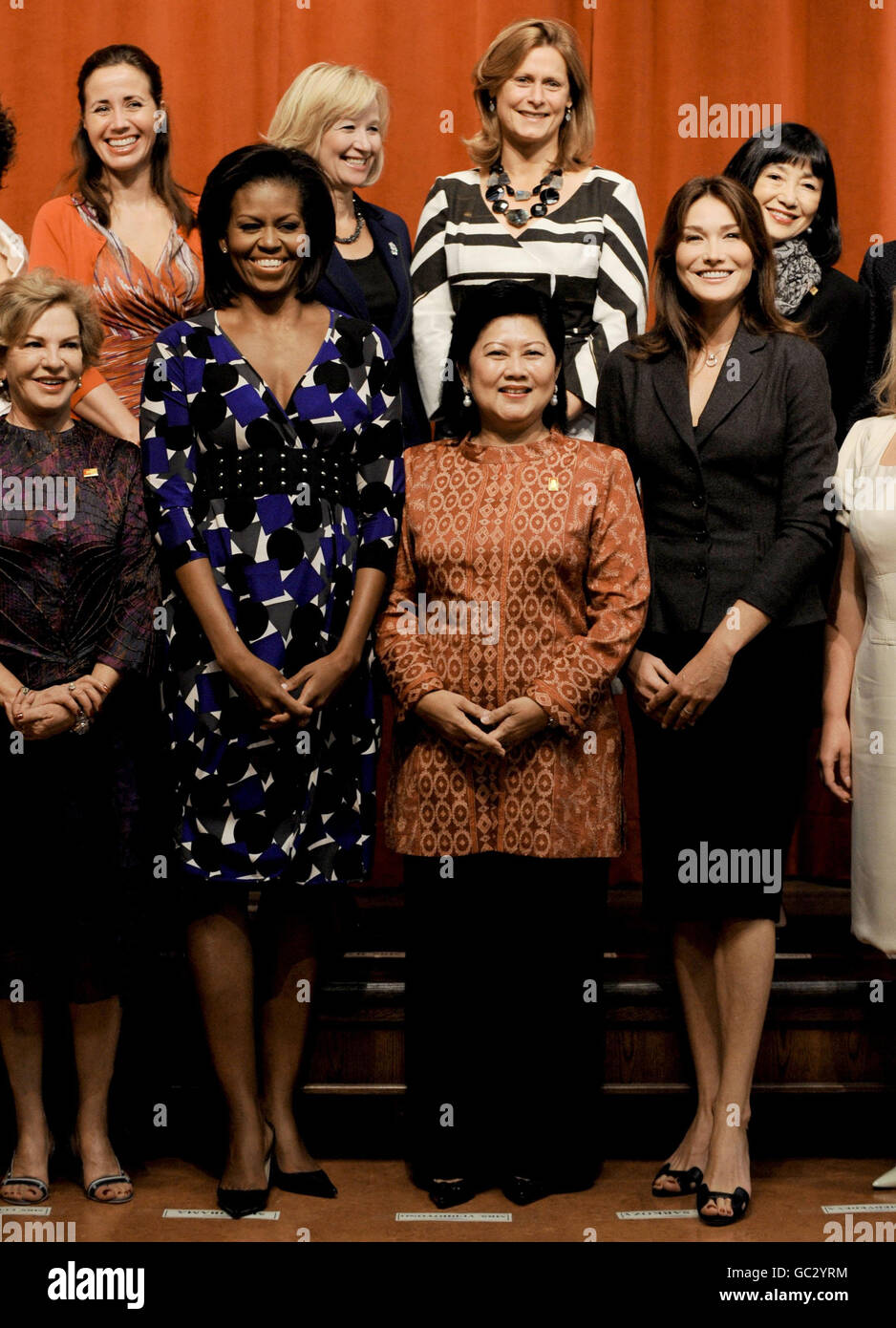 Brown ci visita Foto Stock