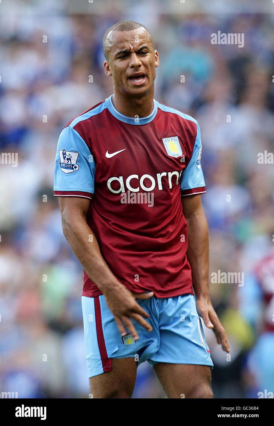 Calcio - Barclays Premier League - Birmingham City / Aston Villa - St Andrews' Stadium. Gabriel Agbonlahor, Aston Villa Foto Stock