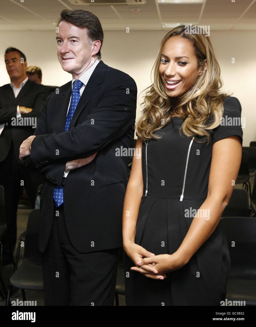 Mandelson Visiti British School of Performing Arts Foto Stock