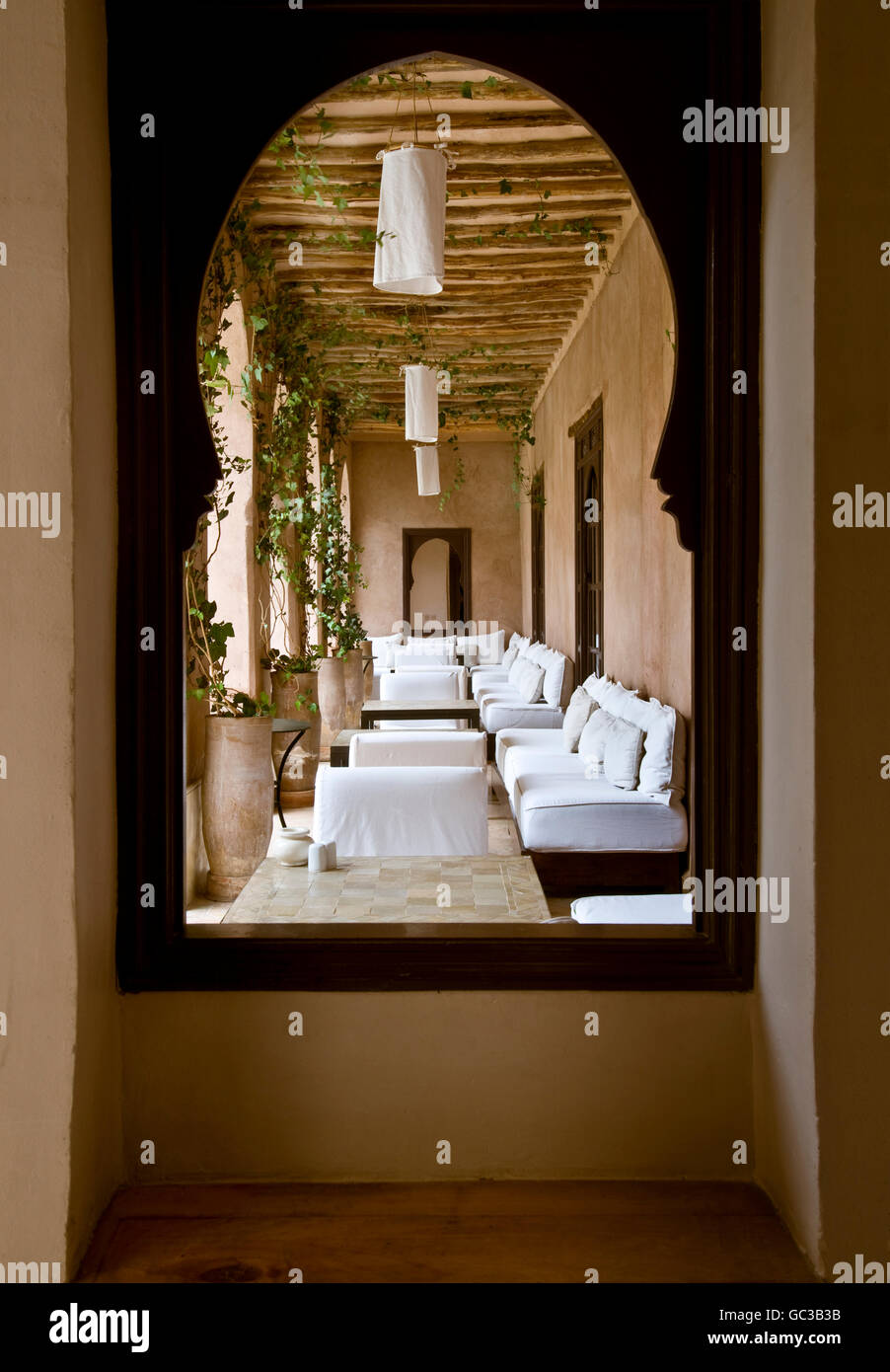 Riad Caravanserai, Marrakech, Marocco, Africa Foto Stock