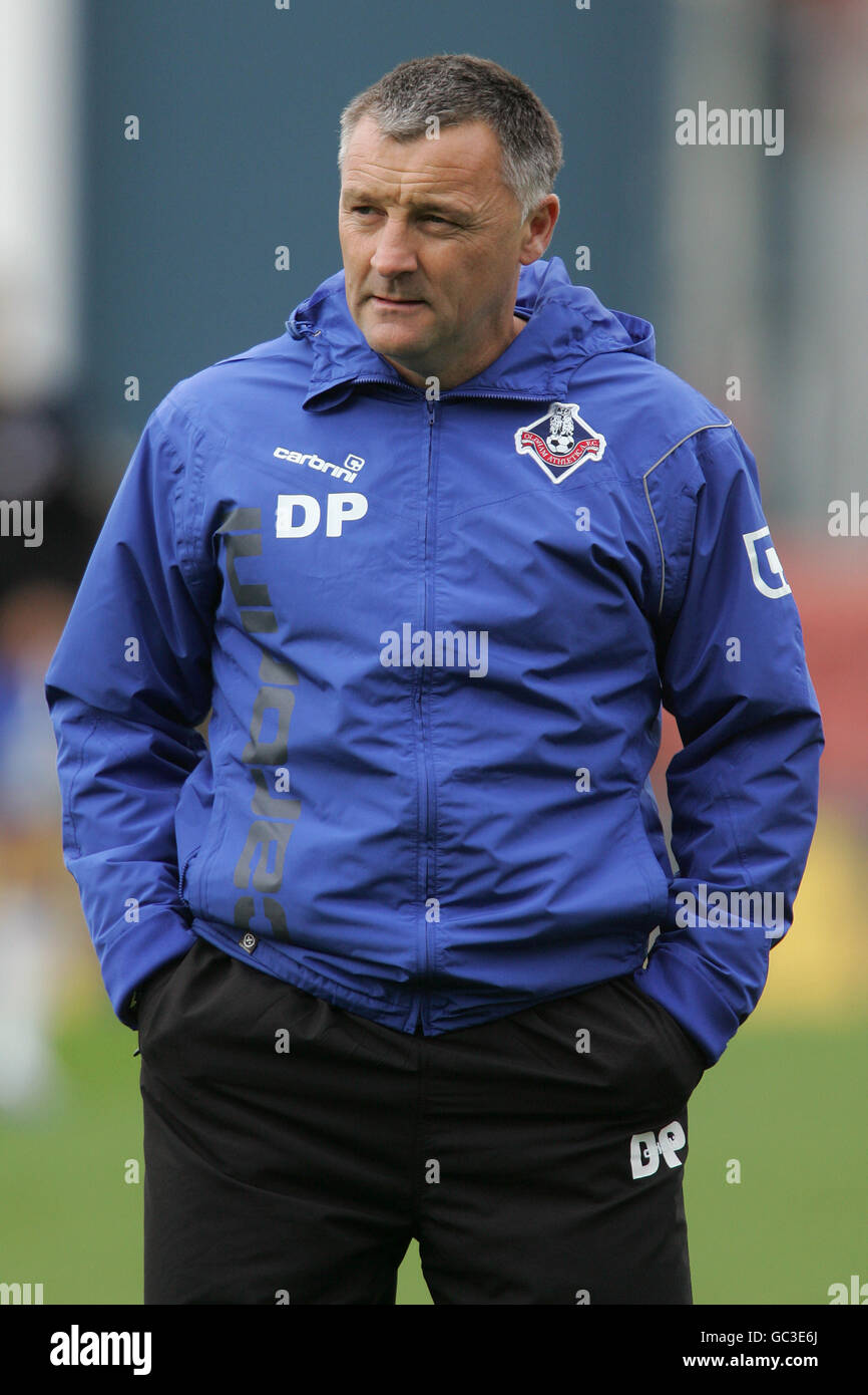 Calcio - Coca-Cola Football League One - Oldham Athletic v Yeovil Town - Boundary Park. Dave Penney, manager di Oldham Athletic Foto Stock