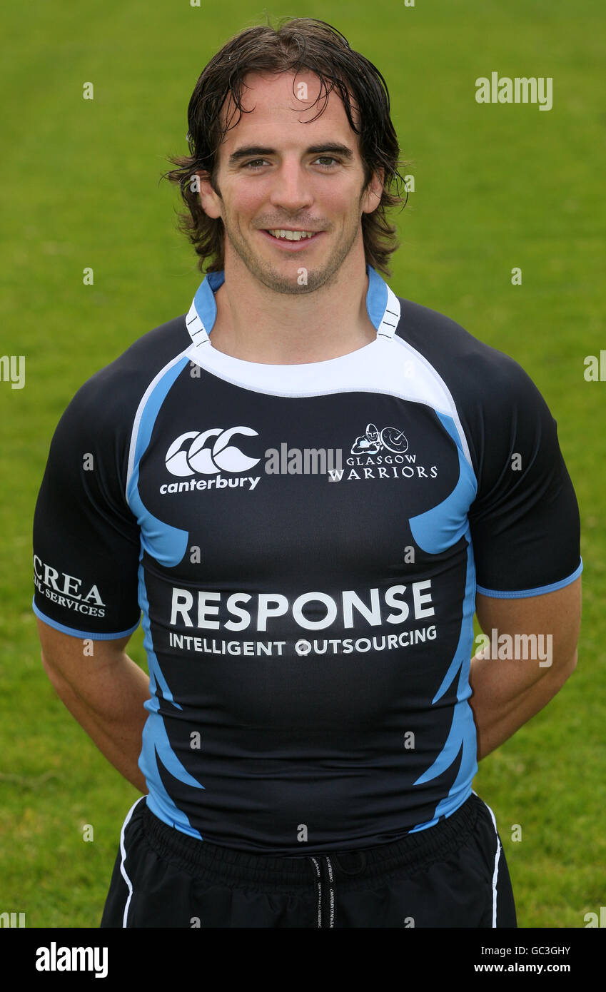 Rugby Union - Glasgow Warriors - Team Photocall - Whitecraigs Rugby Club Foto Stock