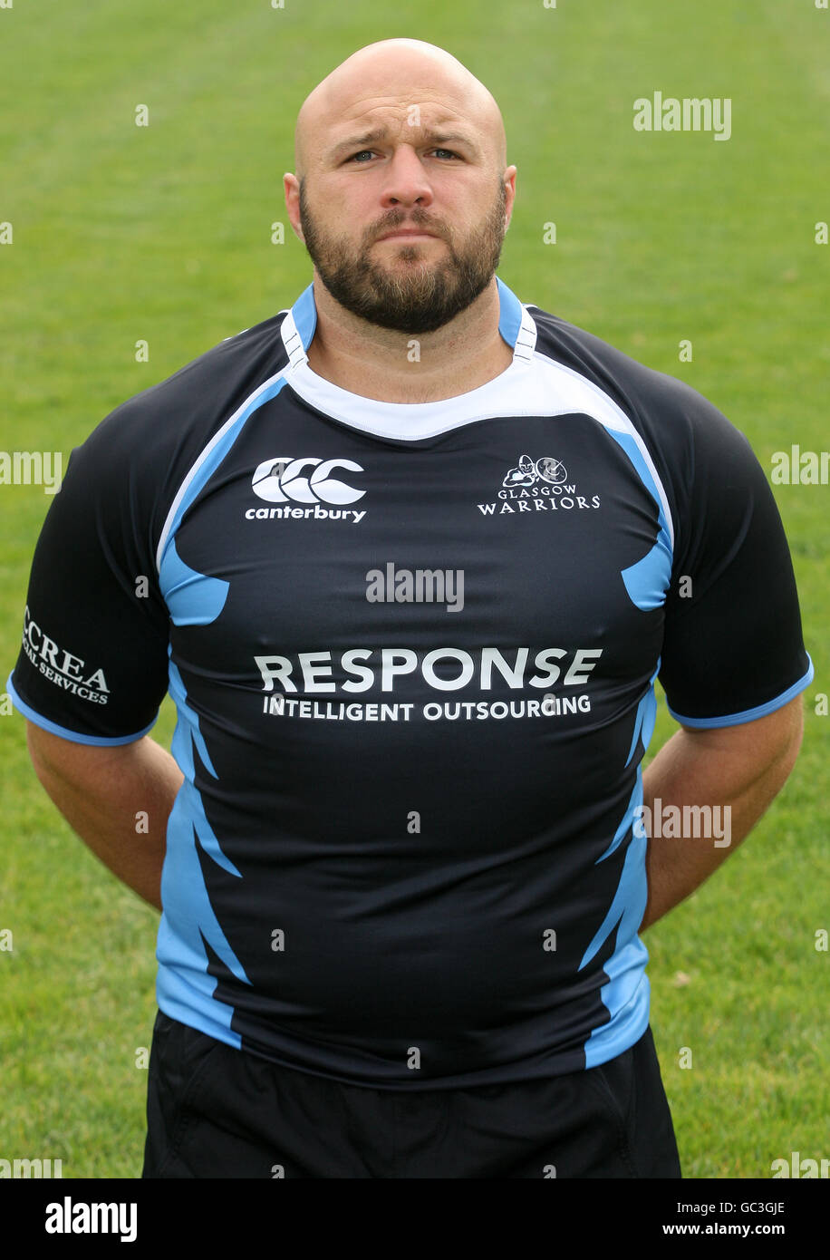 Rugby Union - Glasgow Warriors - Team Photocall - Whitecraigs Rugby Club. Kevin Tkachuk, Glasgow Warriors Foto Stock