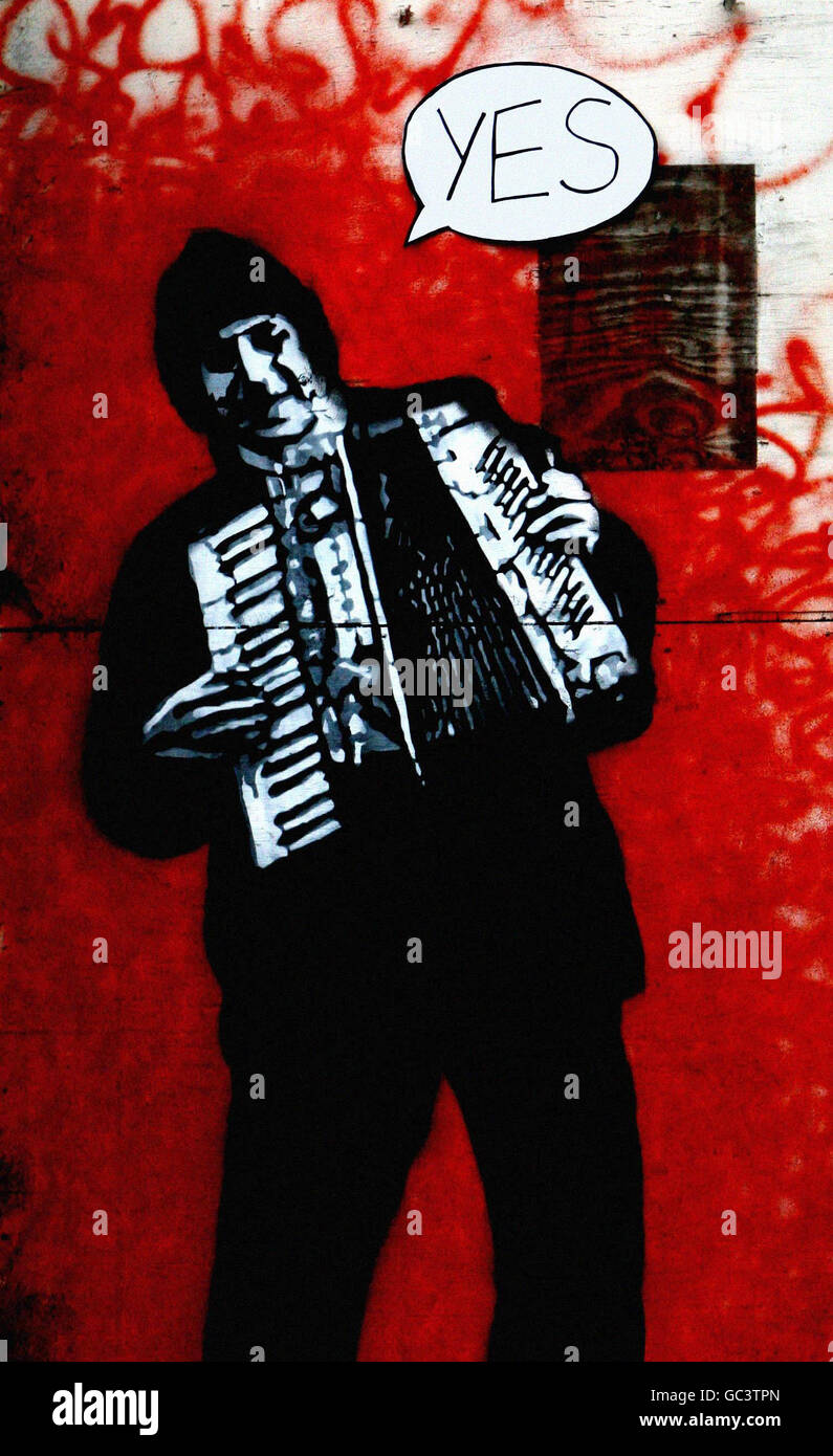 Il trattato di Lisbona referendum Foto Stock