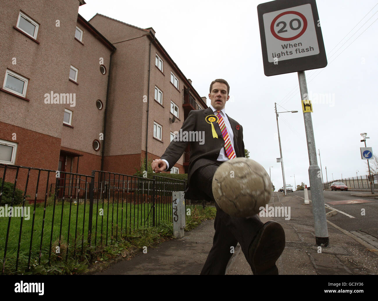 Lancio di SNP Glasgow dal-campagna elettorale Foto Stock