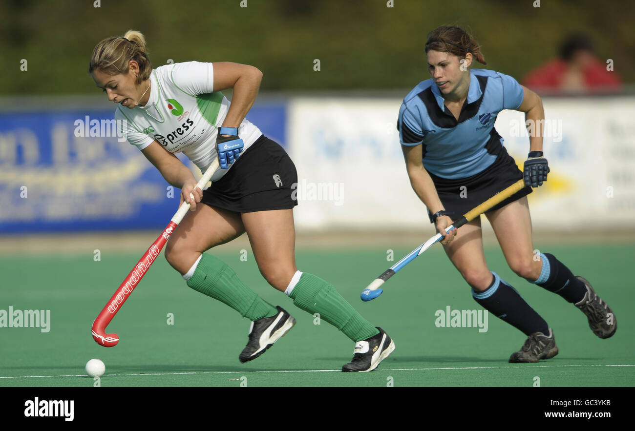 Hockey - English Hockey League - Canterbury v Reading - Polo Farm Foto Stock