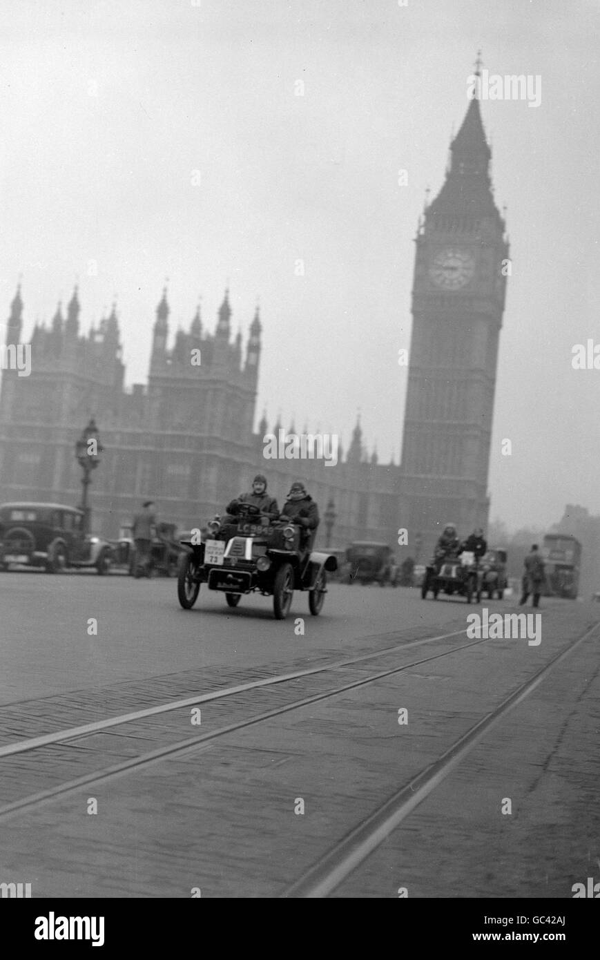 Motor Racing - Londra a Brighton Veteran Car Run Foto Stock