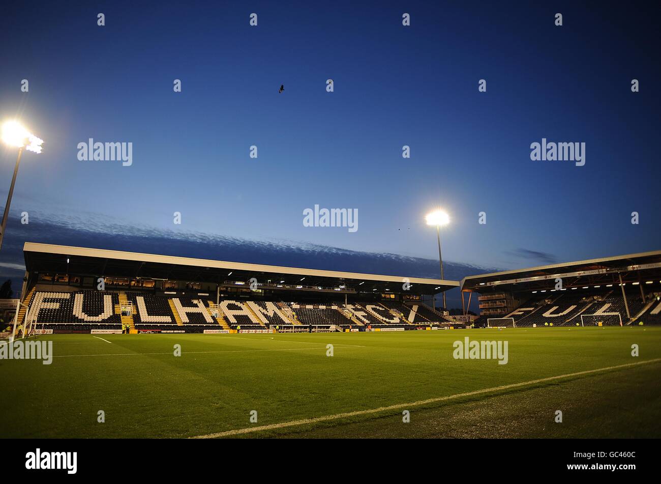 Calcio - Barclays Premier League - Fulham / Hull City - Craven Cottage. Vista generale del Craven Cottage Foto Stock