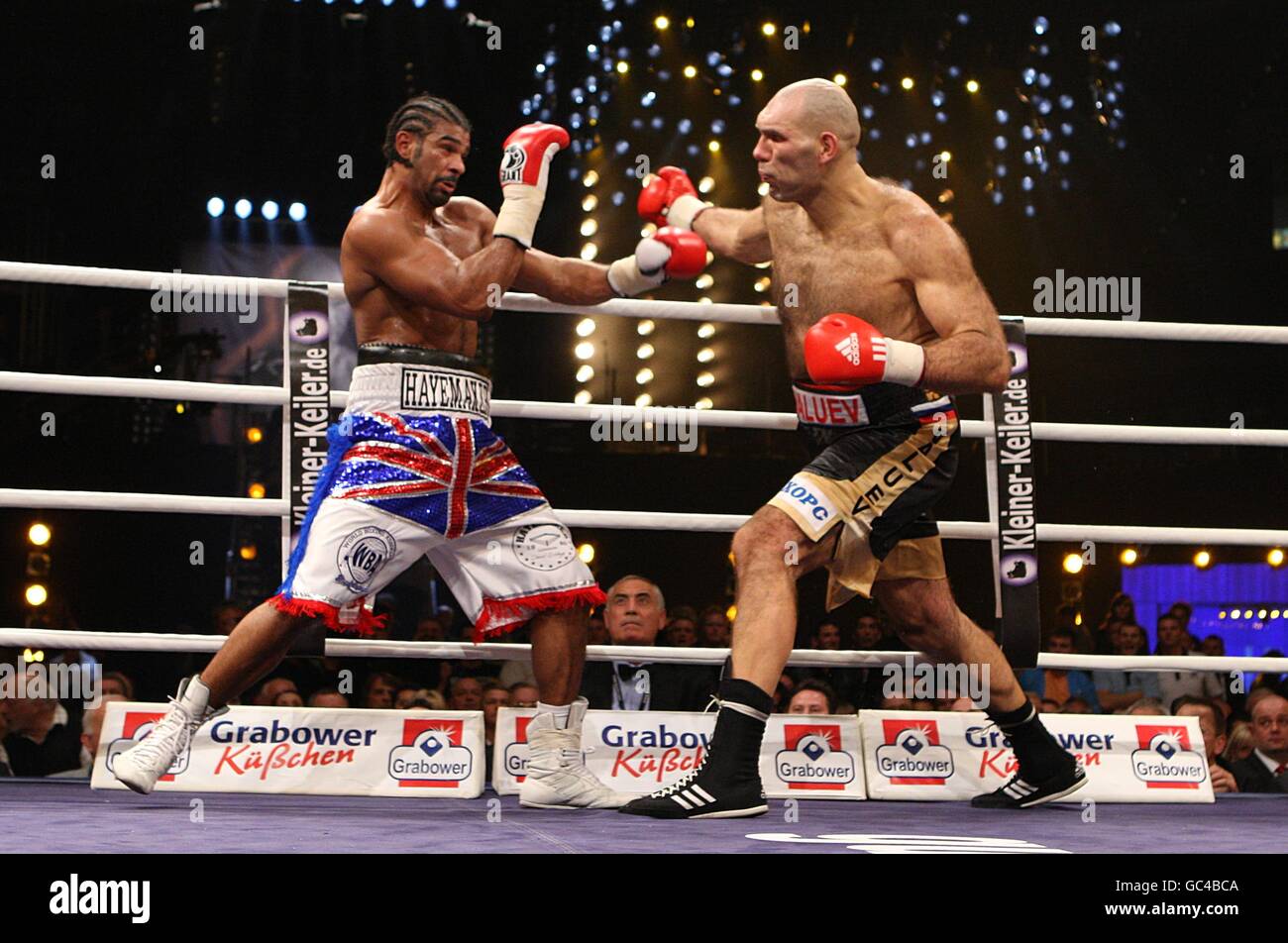 Boxing - WBA World Heavyweight Title - Nikolai Valuev v David Haye - Arena  di Norimberga Foto stock - Alamy
