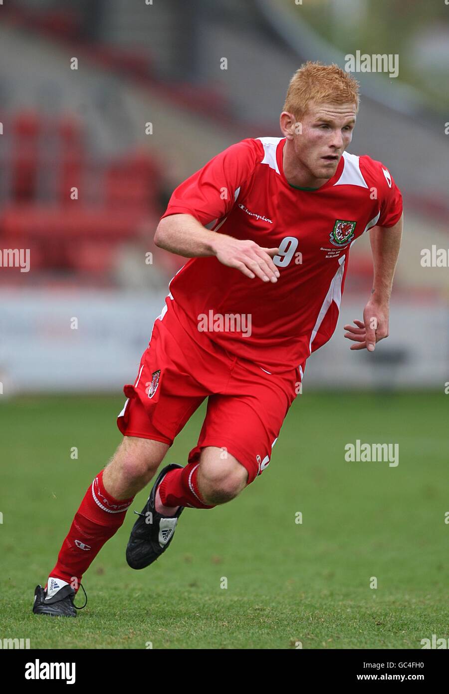 Calcio - UEFA Under 21 Campionato europeo - turno di qualificazione - Gruppo tre - Galles / Bosnia-Erzegovina - campo da corse. Marc Williams, Galles Foto Stock