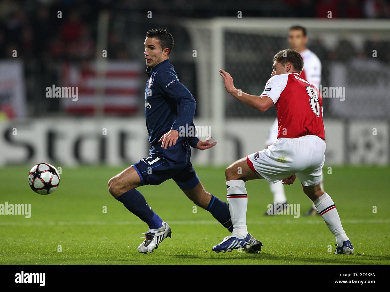 Soccer - UEFA Champions League - Gruppo H - AZ Alkmaar v Arsenal - DSB Stadion Foto Stock