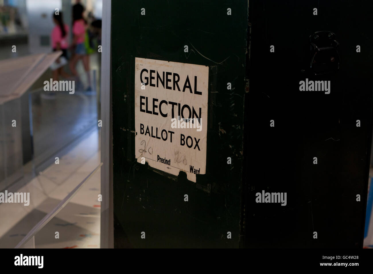 Vintage elezione generale urne - USA Foto Stock