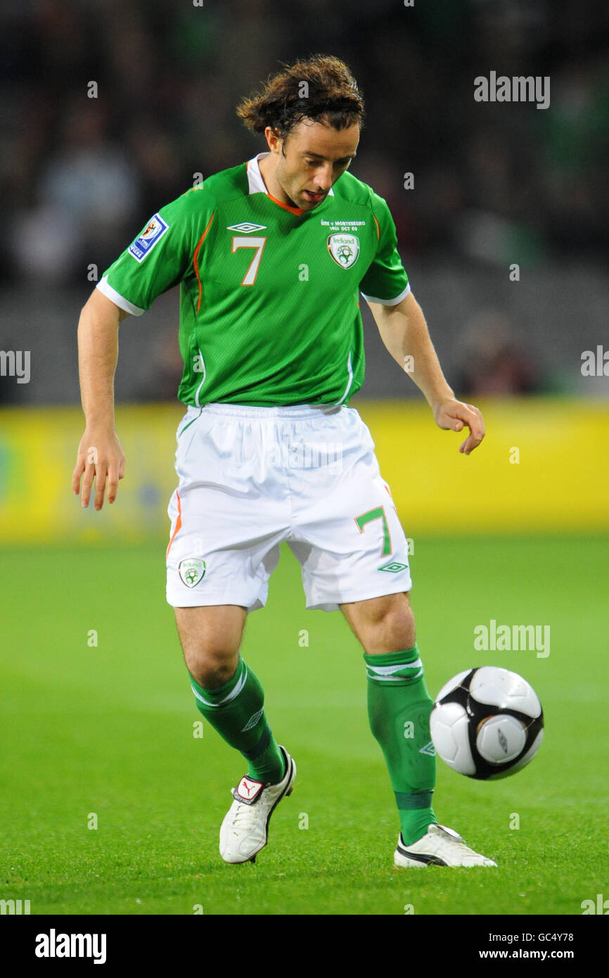 Calcio - Coppa del mondo FIFA 2010 - turno di qualificazione - Gruppo otto - Repubblica d'Irlanda v Montenegro - Croke Park. Stephen Hunt, Repubblica d'Irlanda Foto Stock