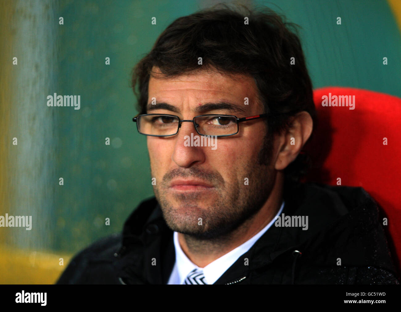 Calcio - UEFA Champions League - Gruppo A - Juventus v Maccabi Haifa - Stadio Olimpico. Ciro Ferrara allenatore di Juventus prima della partita Foto Stock