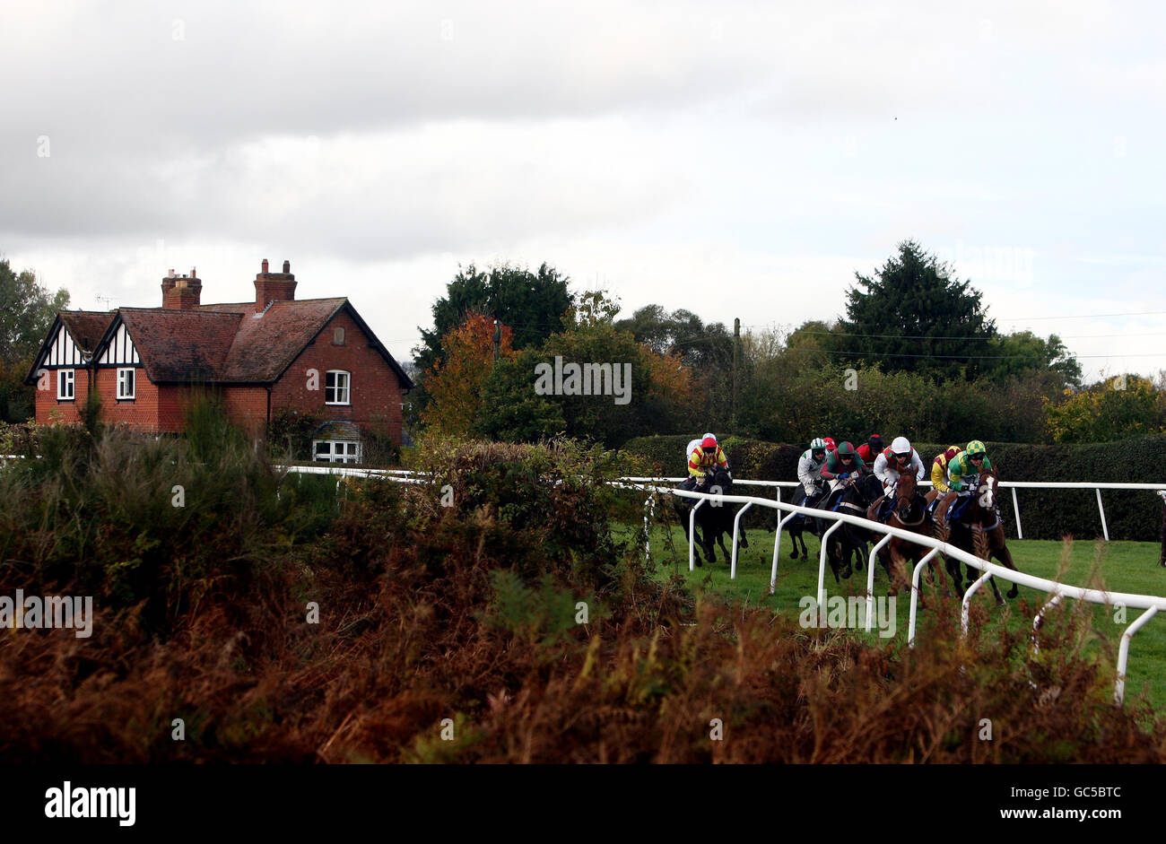 Horse Racing - Ludlow Racecourse Foto Stock