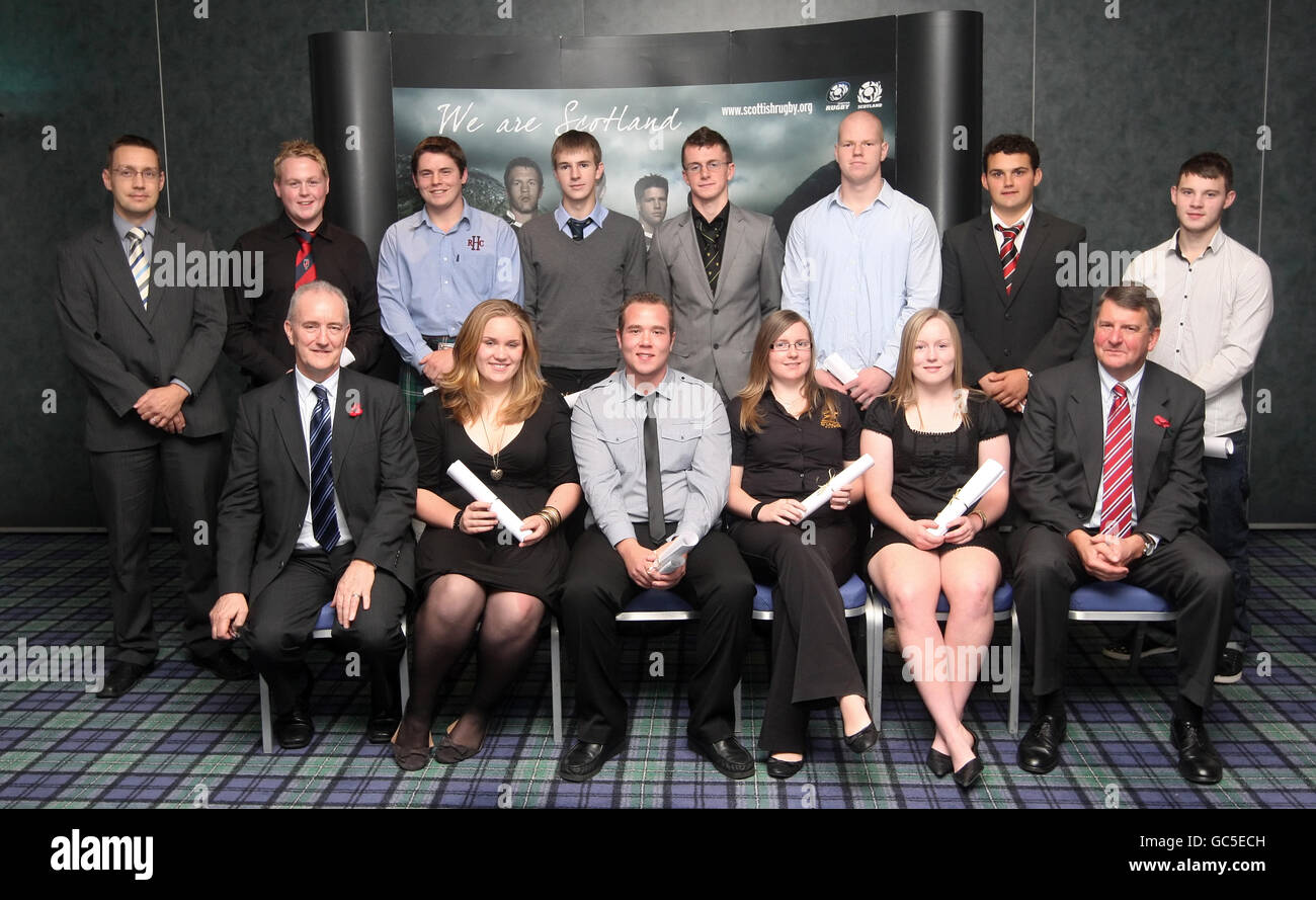 Rugby Union - Scottish Rugby Union - Rugby apprendista Coach cerimonia di laurea - Murrayfield Stadium Foto Stock