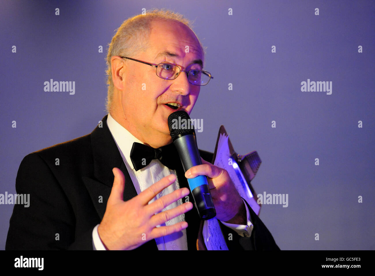 Calcio - Liverpool unisce Charity Dinner - Goodison Park. MC Alan Jackson Foto Stock