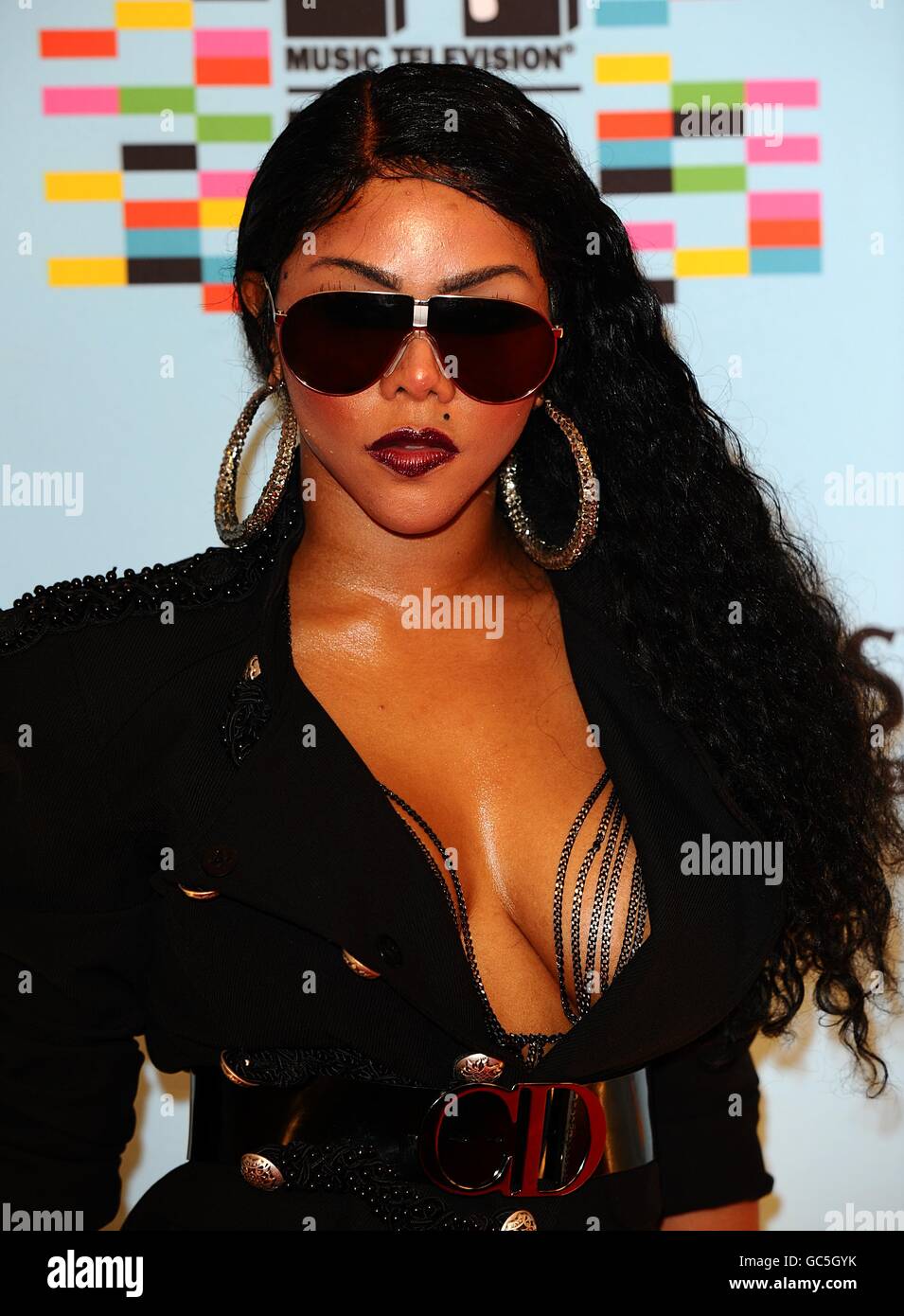 MTV Europe Music Awards 2009 - Berlino. Lil' Kim arriva per i MTV Europe Music Awards 2009 all'O2 World di Berlino, Germania. Foto Stock