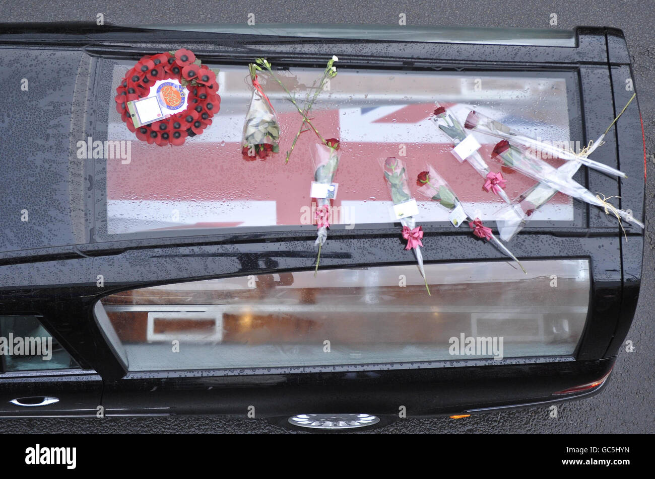 Il rimpatrio dei soldati morti Foto Stock