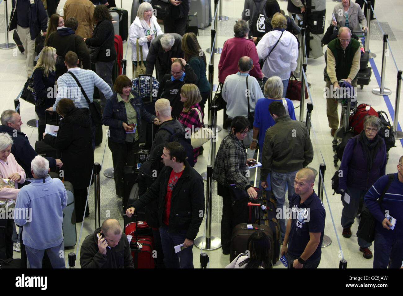 Aeroporto di Manchester stock Foto Stock