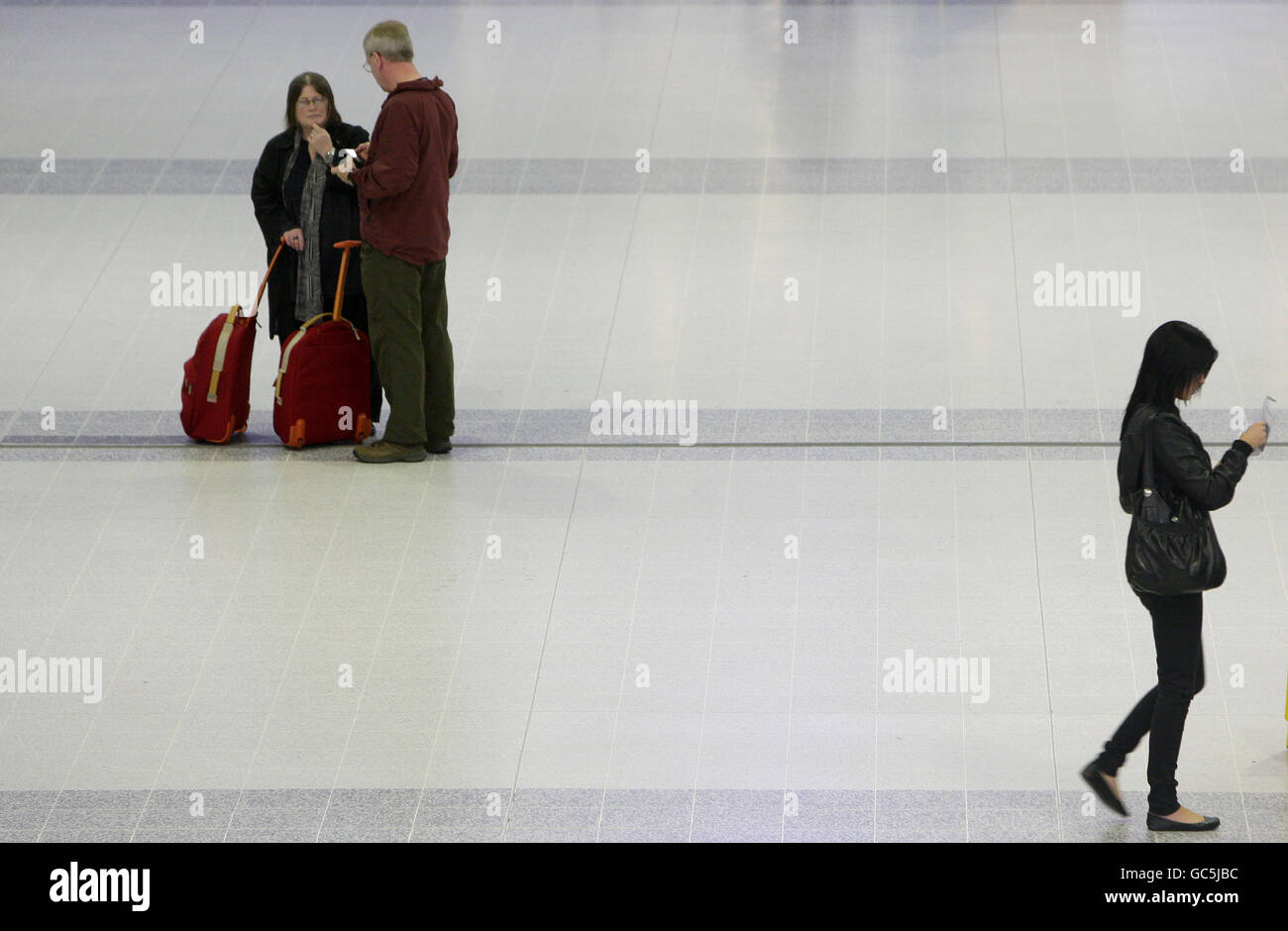 Aeroporto di Manchester stock Foto Stock