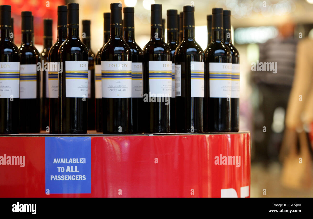 Aeroporto di Manchester stock Foto Stock