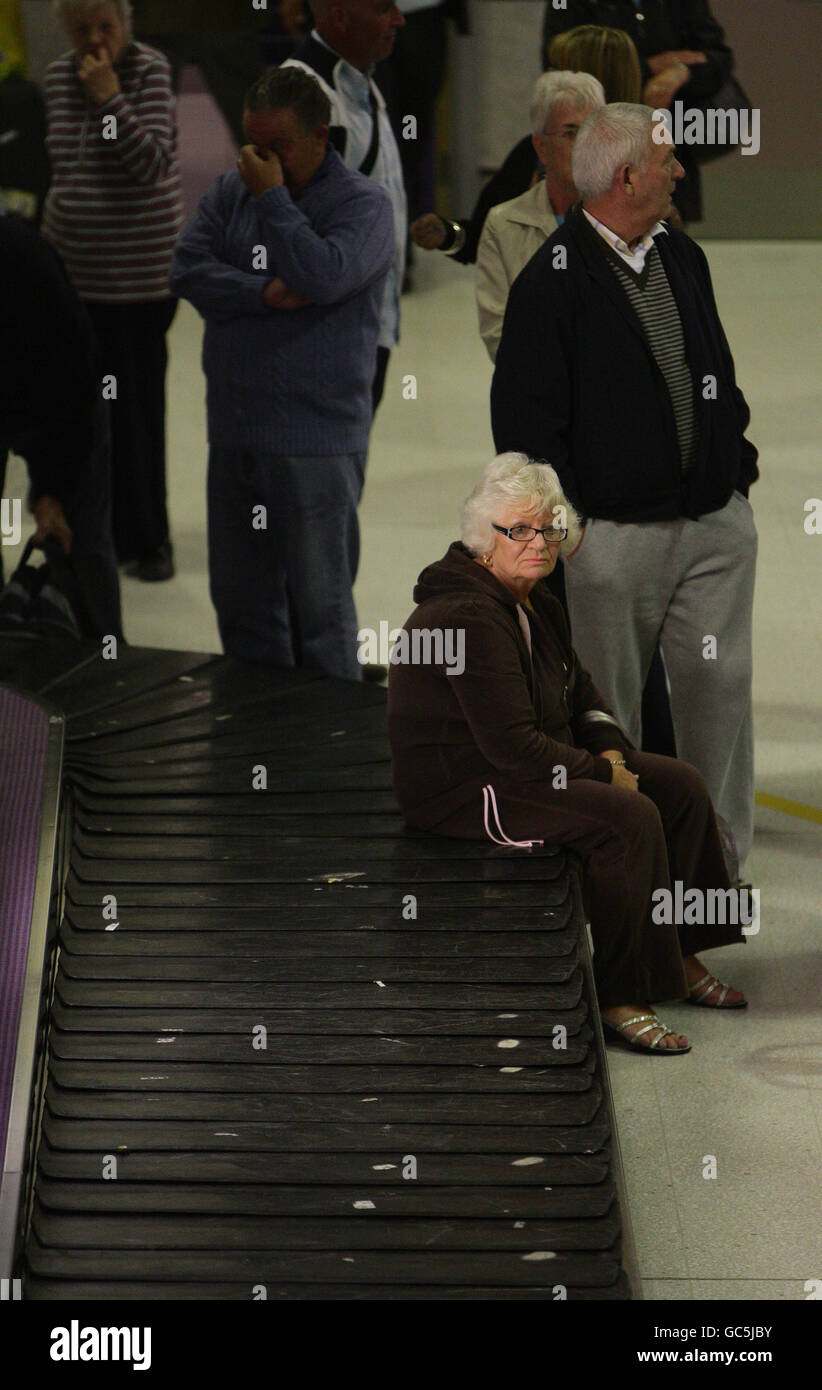 Aeroporto di Manchester stock Foto Stock