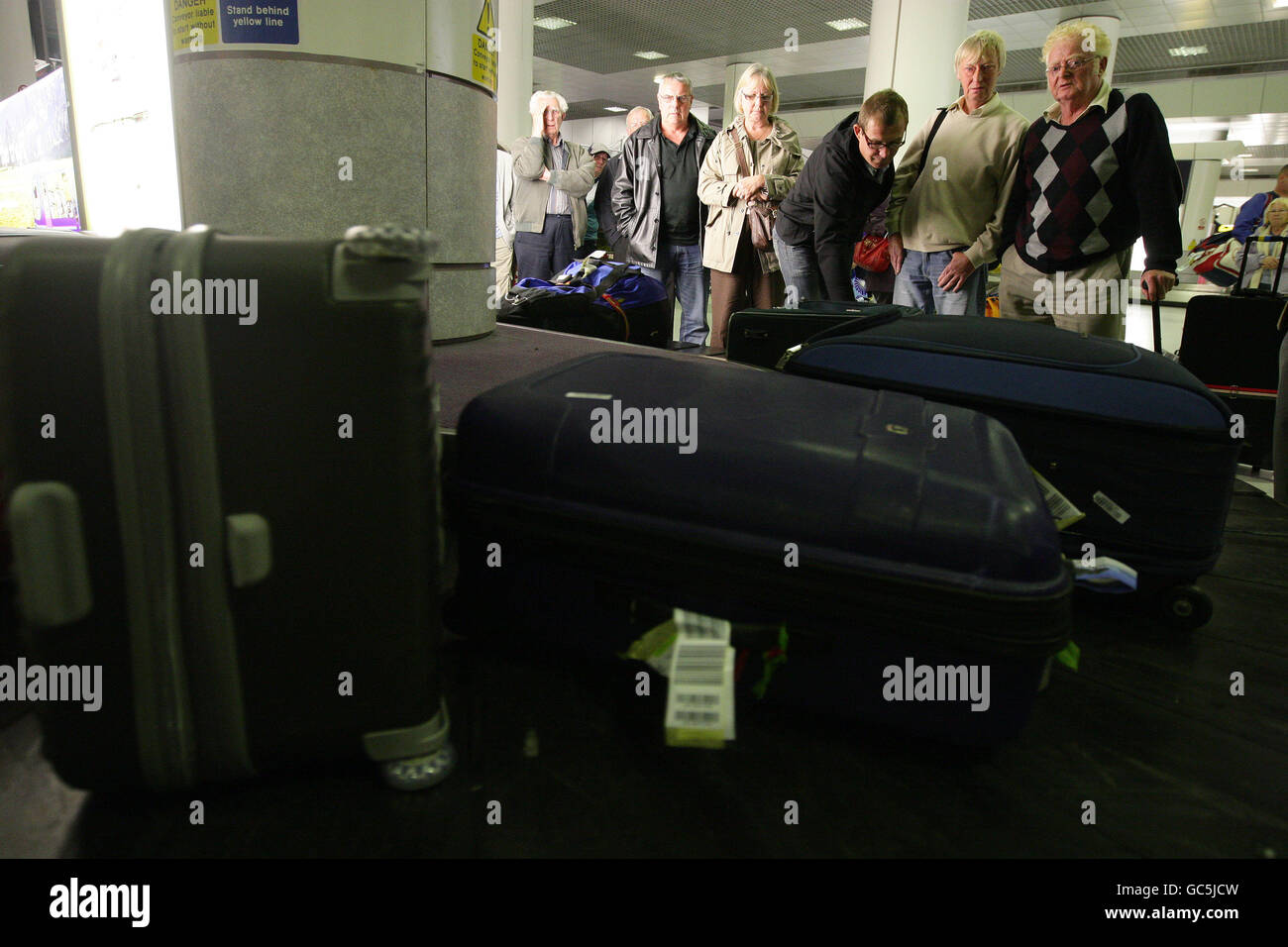 Aeroporto di Manchester stock Foto Stock