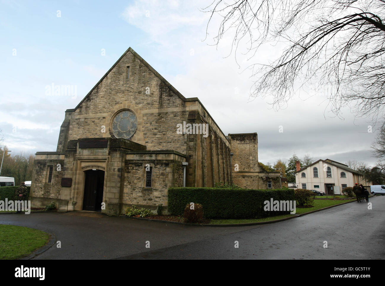 Vista generale della Chiesa commemorativa di San Martino e San Oswald in Catterick Garrison. Foto Stock