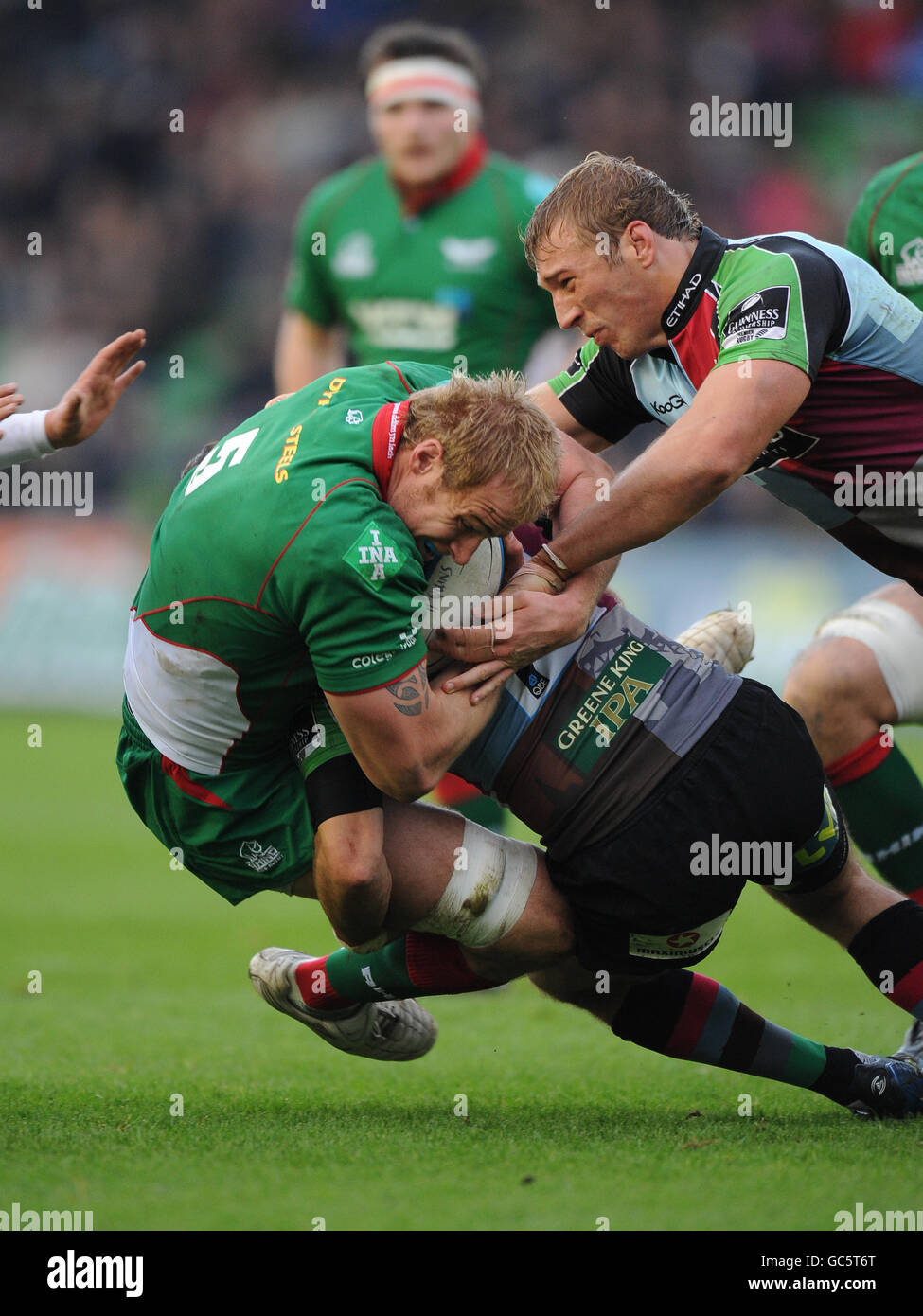 Rugby Union - LV=Cup - Primo round - arlecchini v Scarlets - Twickenham Stoop Foto Stock