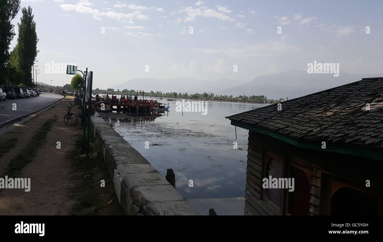 Dal lago di Kashmir Foto Stock
