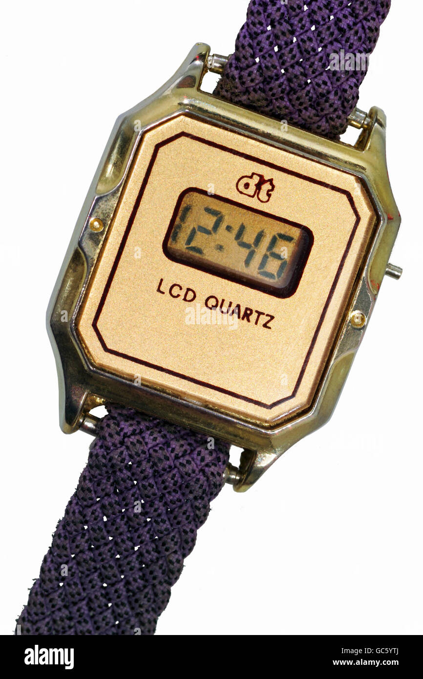 Orologi, orologio da polso, orologio digitale, anni 80, , diritti  aggiuntivi-clearences-non disponibile Foto stock - Alamy