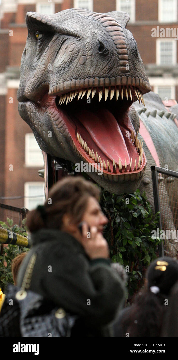 I dinosauri scatenato exhibition Foto Stock