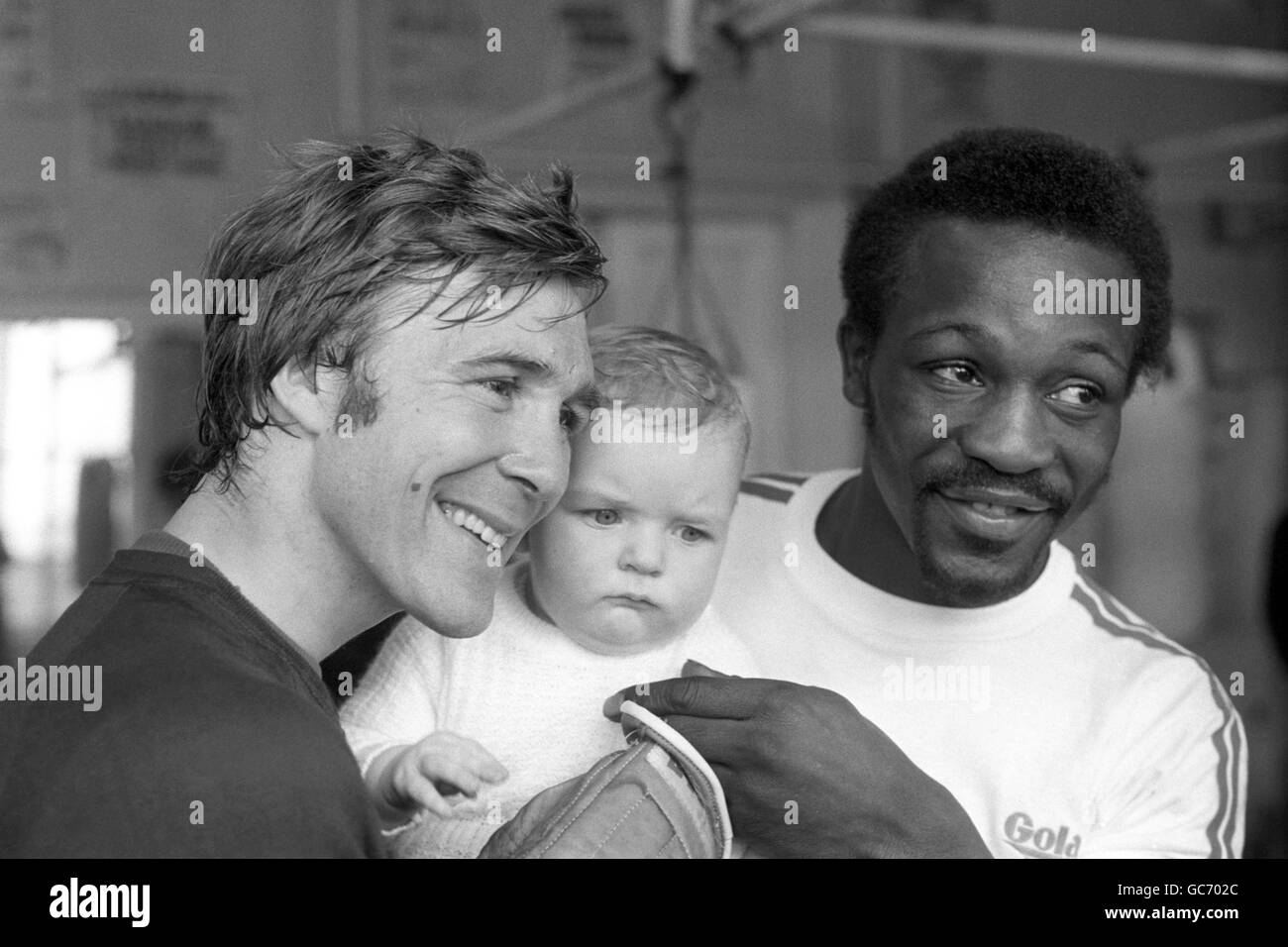 Boxing - Welterweight - John H. Stracey - Formazione - Royal Oak Palestra Foto Stock