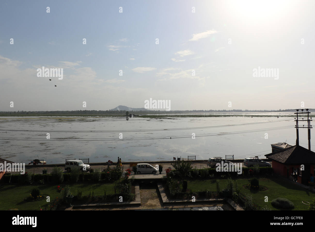 Dal lago di Kashmir Foto Stock